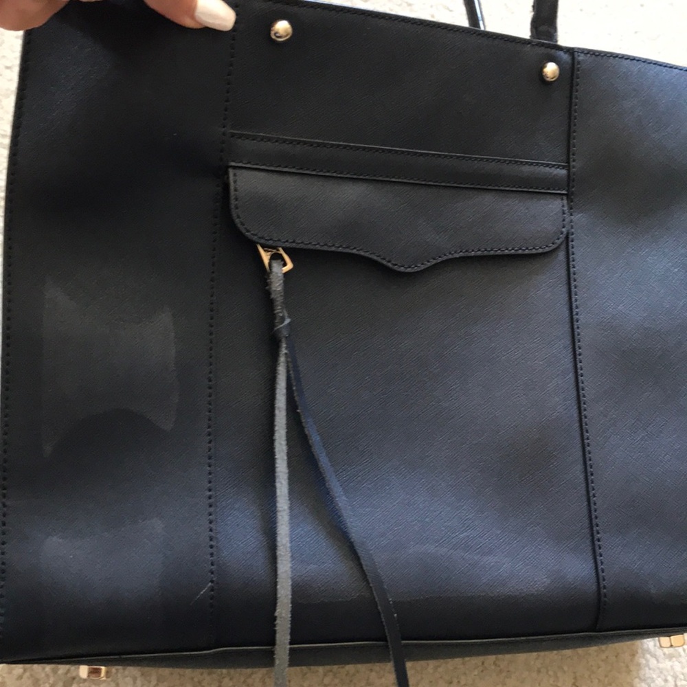 Rebecca Minkoff Mab navy tote - Picture 2 of 6